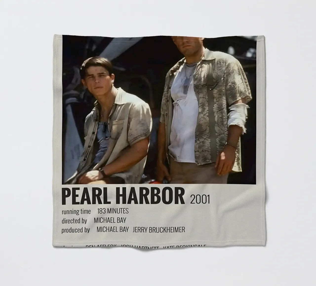 PEARL HARBOR 2001 coperta in pile da MVFminimalist