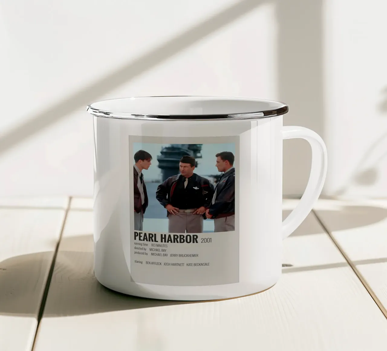 PEARL HARBOR 2001 tazza in smalto da MVFminimalist