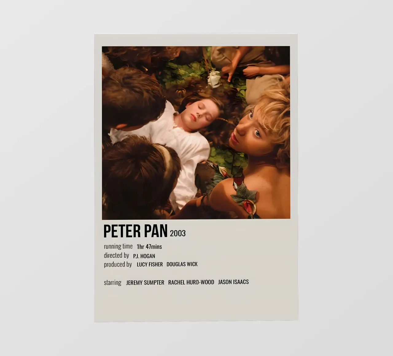 PETER PAN 2003 pellicola backlit da MVFminimalist