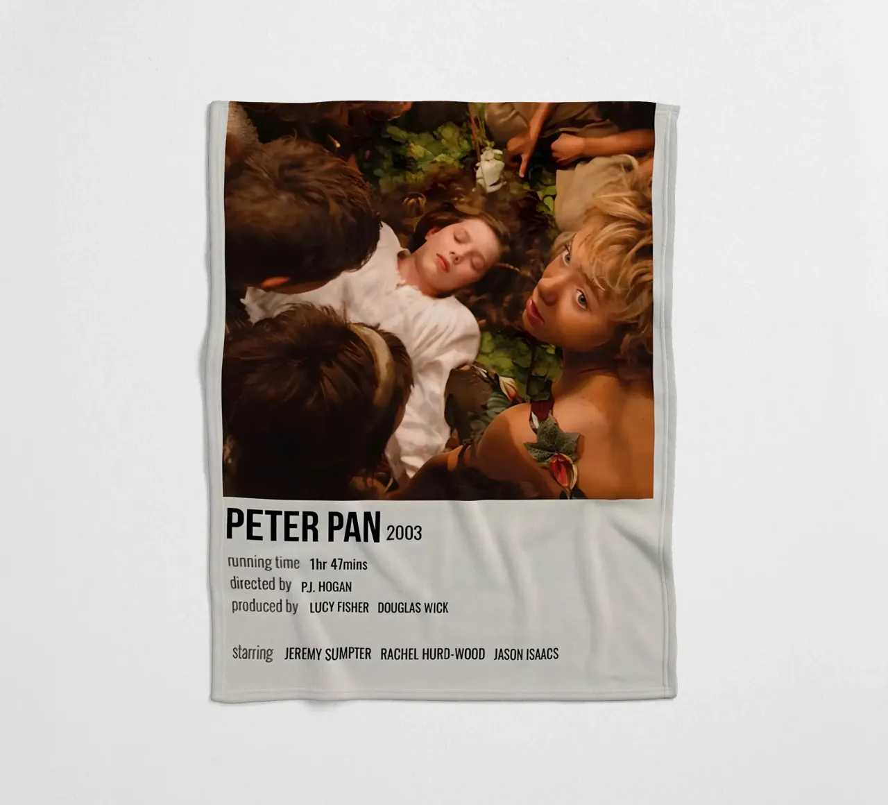 PETER PAN 2003 coperta in pile da MVFminimalist