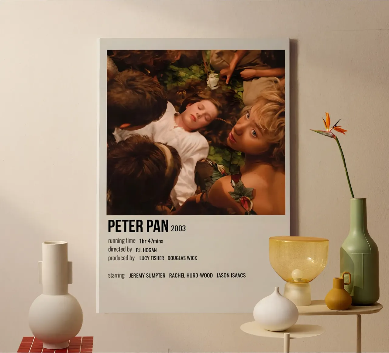 PETER PAN 2003 tela con Cornice a cassetta da MVFminimalist