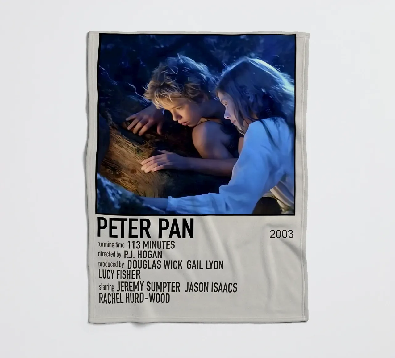 PETER PAN 2003 coperta in pile da MVFminimalist