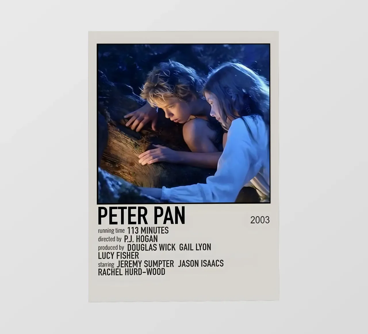 PETER PAN 2003 pellicola backlit da MVFminimalist