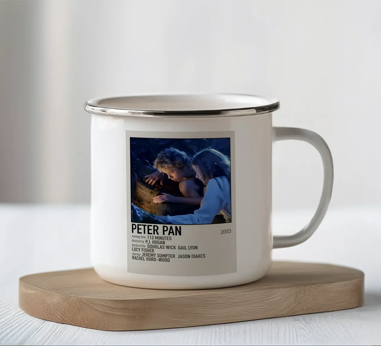 PETER PAN 2003 tazza in smalto da MVFminimalist