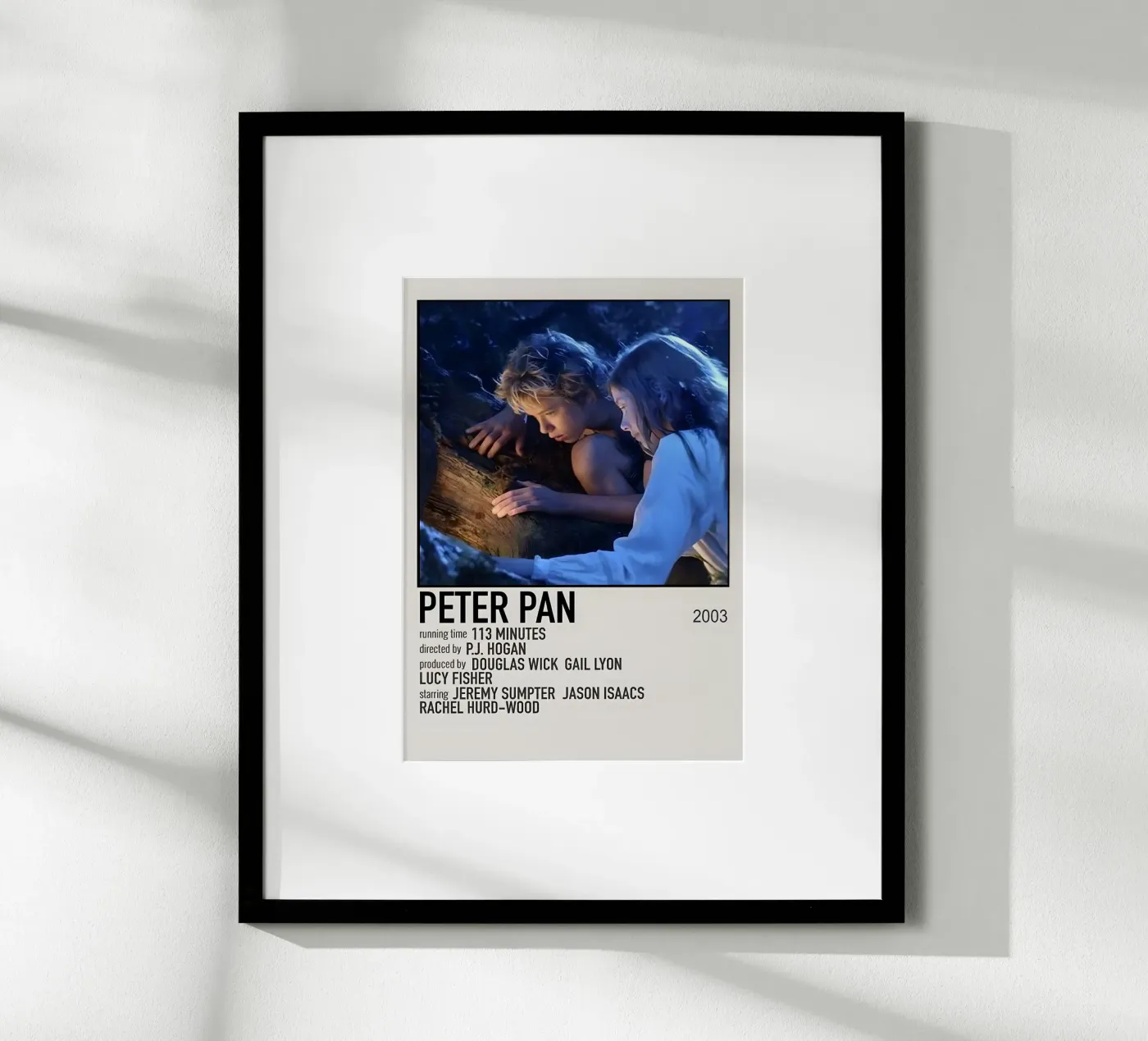 PETER PAN 2003 poster da MVFminimalist