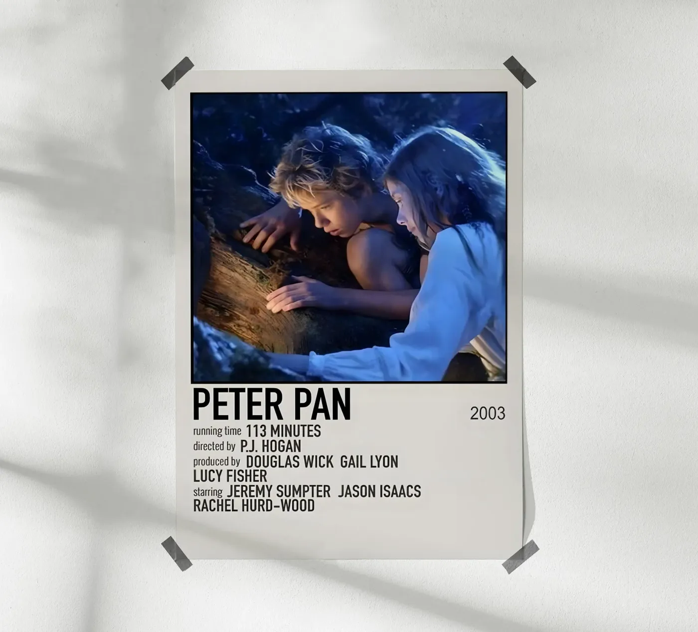 PETER PAN 2003 poster da MVFminimalist