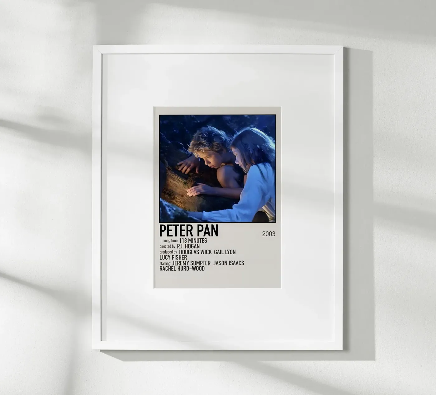 PETER PAN 2003 poster da MVFminimalist