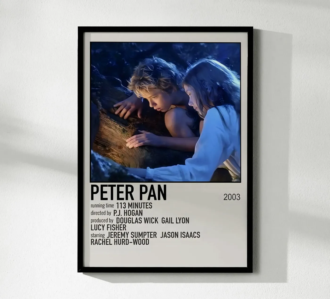 PETER PAN 2003 poster da MVFminimalist