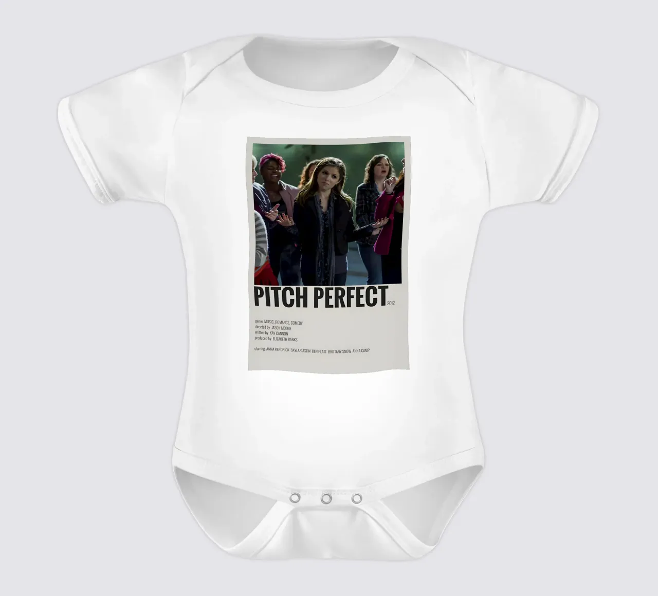 PITCH PERFECT 2012 body neonato maniche corte da MVFminimalist