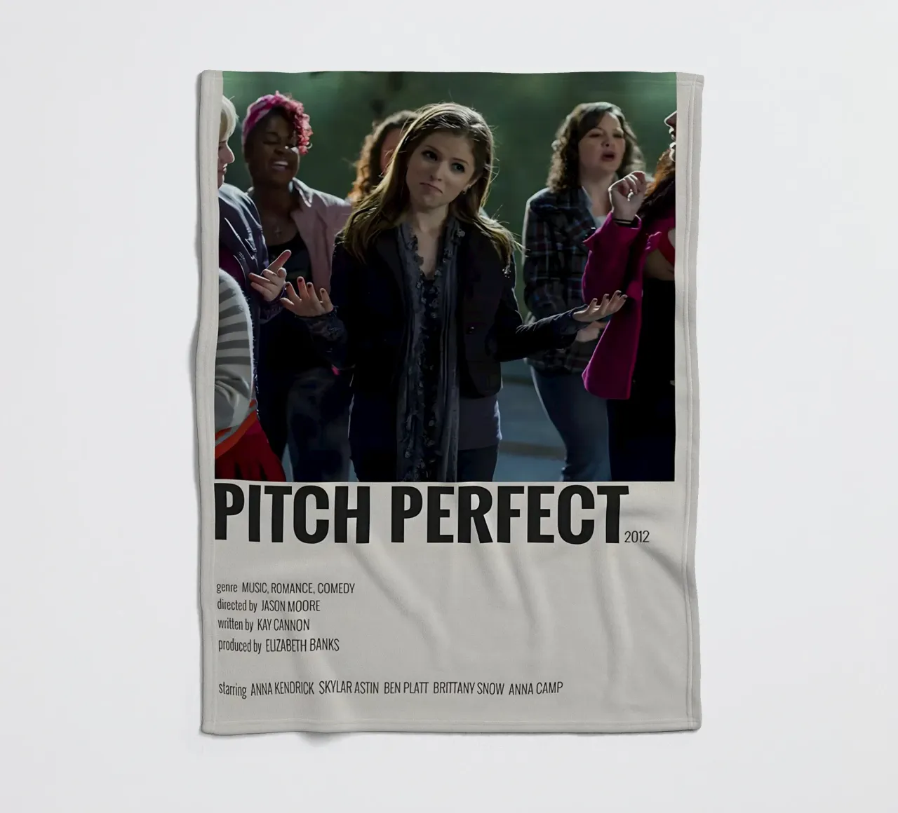 PITCH PERFECT 2012 coperta in pile da MVFminimalist