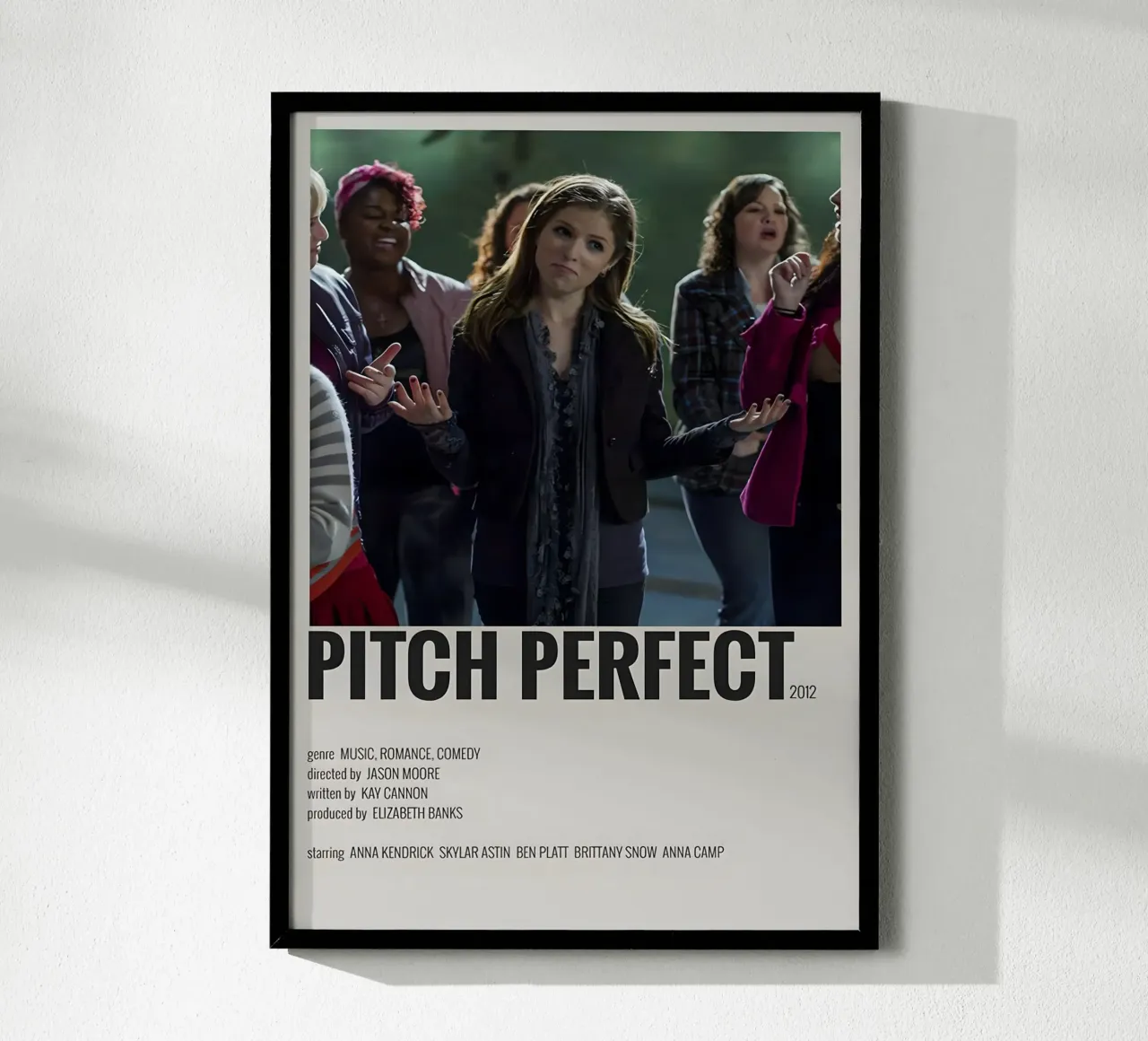 PITCH PERFECT 2012 carta hahnemühle da MVFminimalist