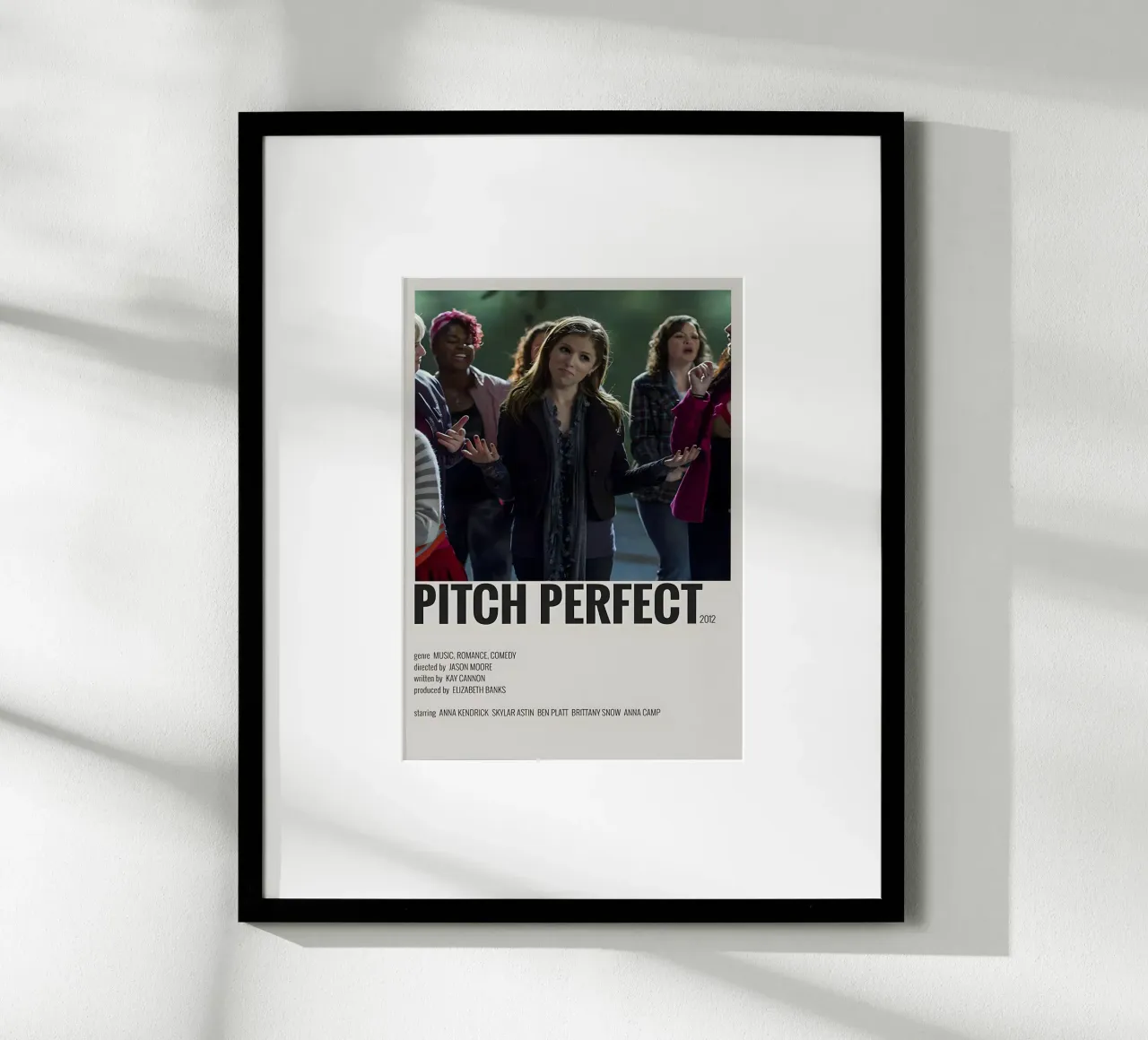 PITCH PERFECT 2012 carta hahnemühle da MVFminimalist