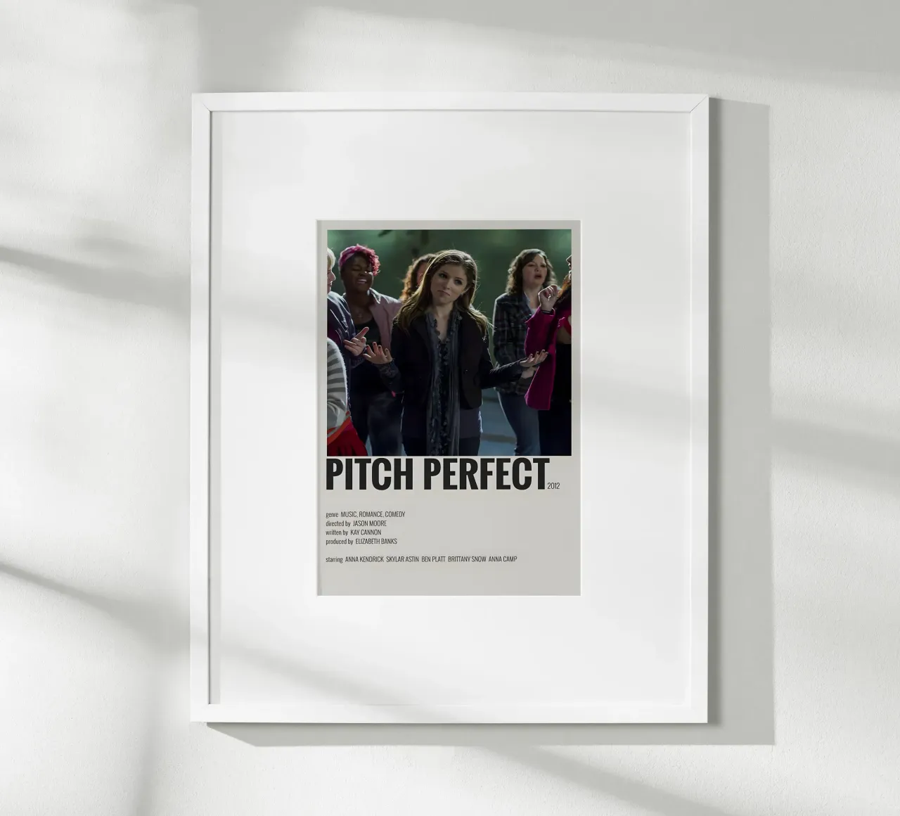 PITCH PERFECT 2012 carta hahnemühle da MVFminimalist