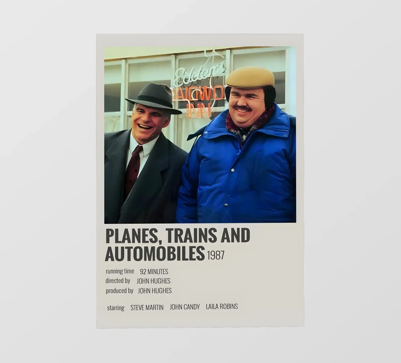 PLANES TRAINS AND AUTOMOBILES 1987 telo in pvc da MVFminimalist