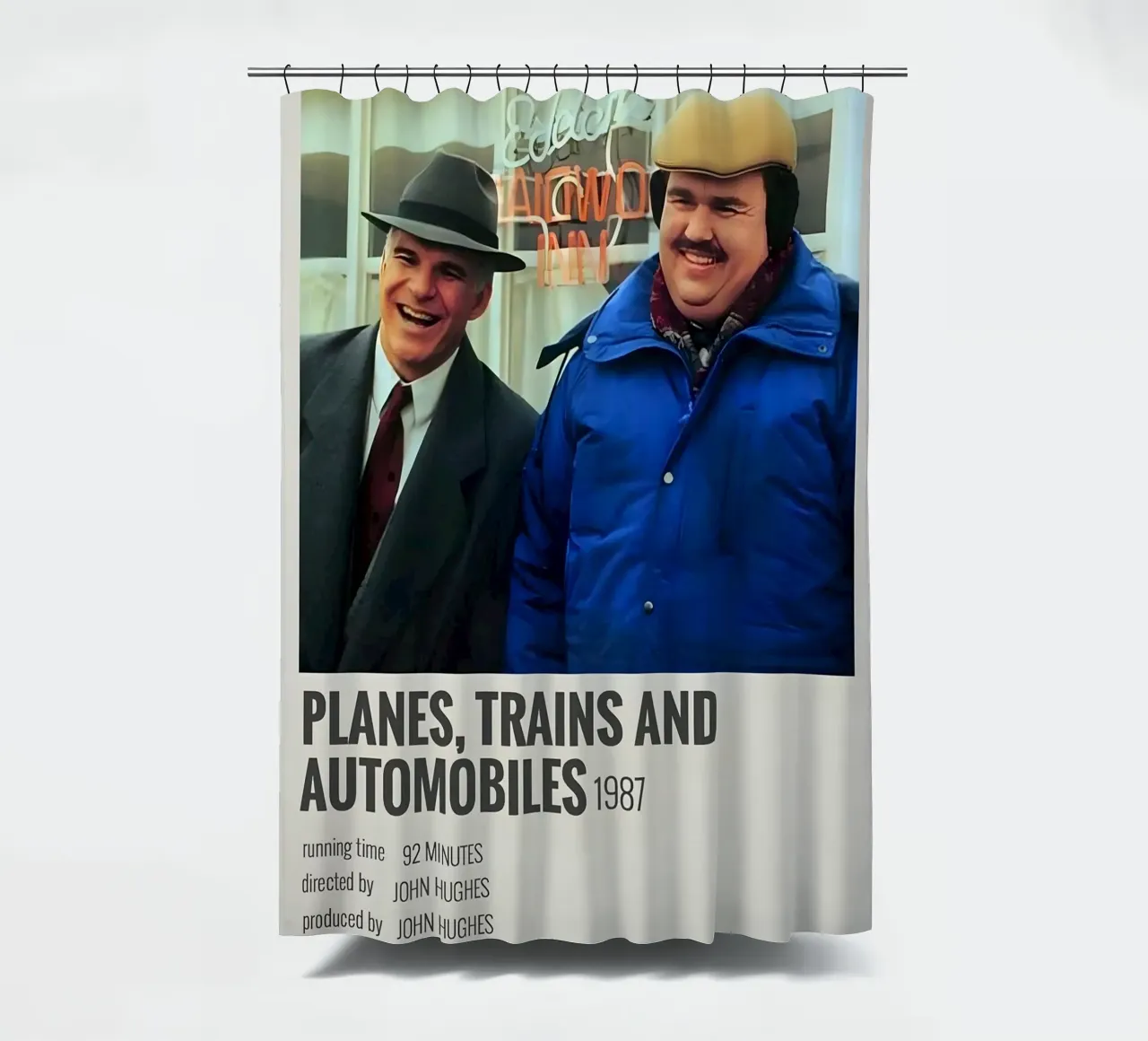 PLANES TRAINS AND AUTOMOBILES 1987 tenda da doccia da MVFminimalist