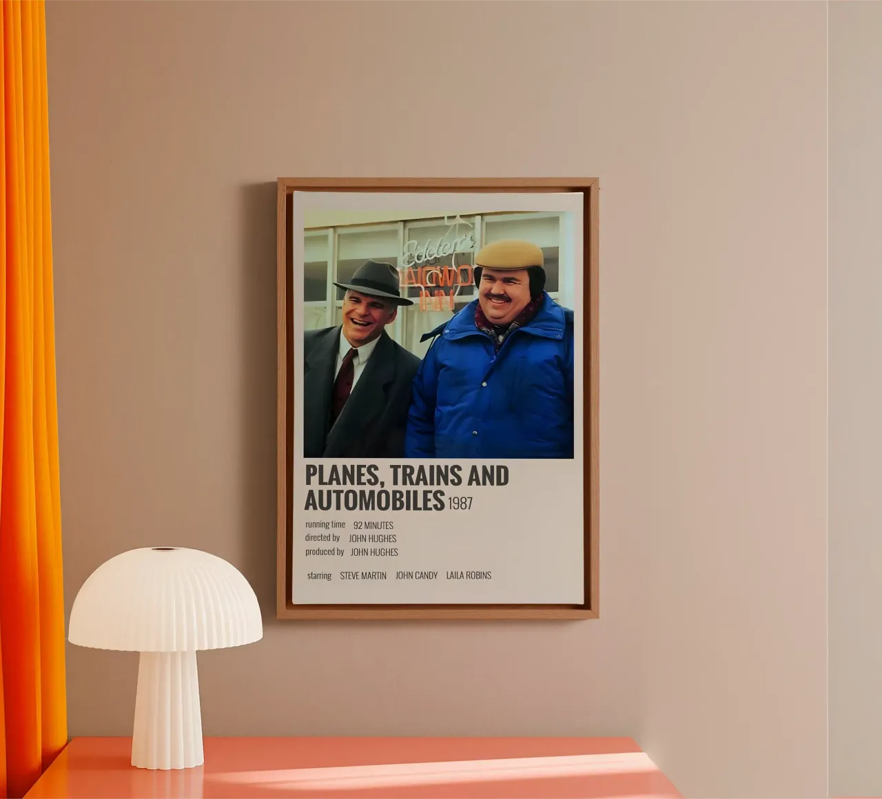 PLANES TRAINS AND AUTOMOBILES 1987 toile de MVFminimalist