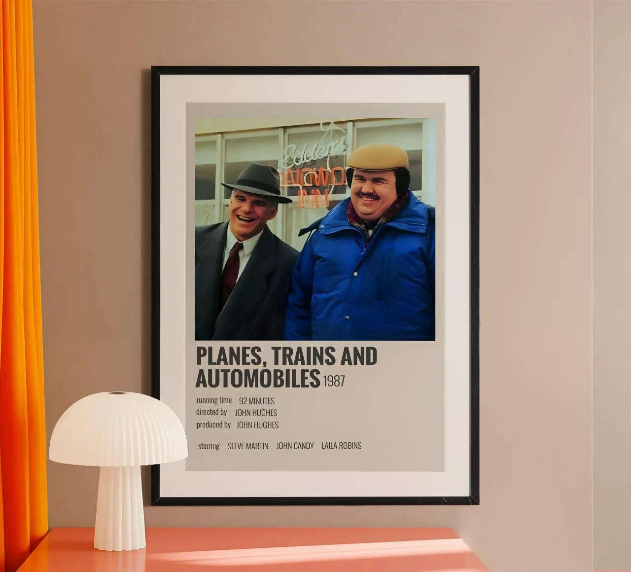 PLANES TRAINS AND AUTOMOBILES 1987 carta hahnemühle da MVFminimalist
