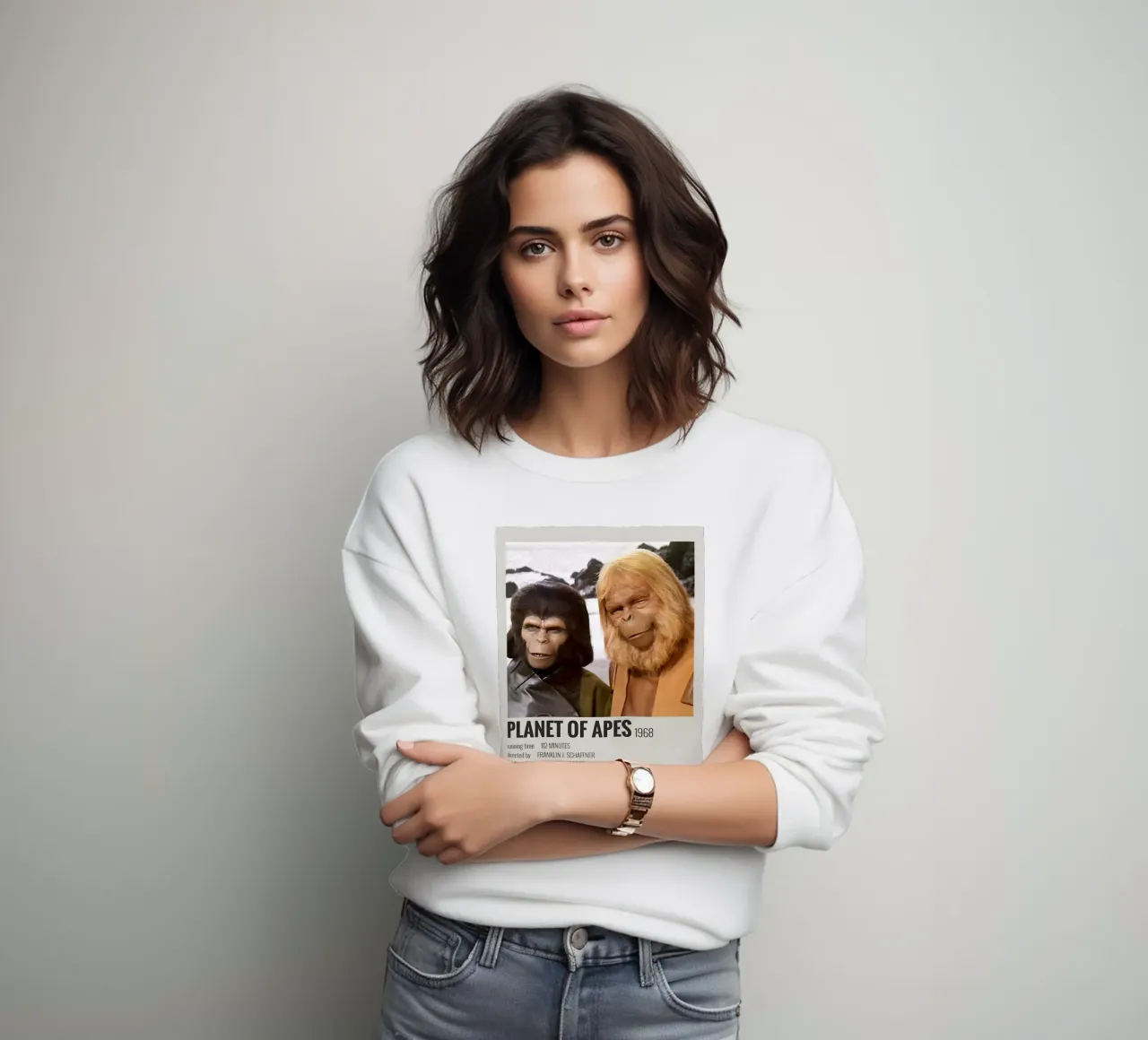 PLANET OF APES 1968 felpa da MVFminimalist