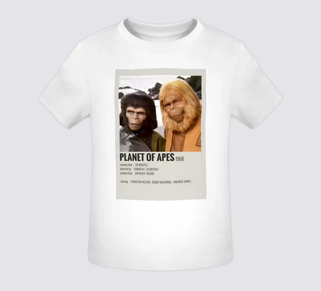 PLANET OF APES 1968 maglietta neonato da MVFminimalist