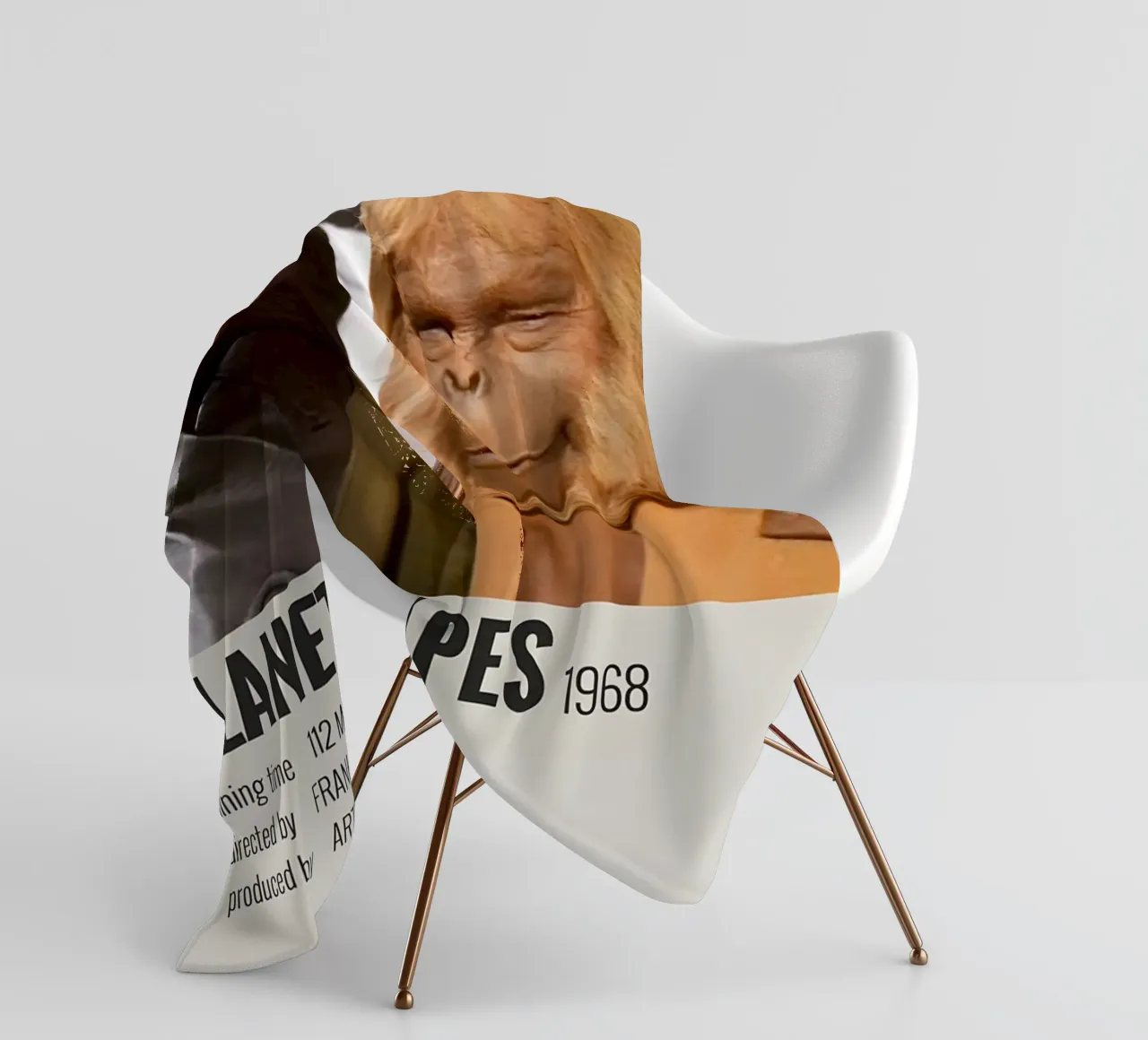PLANET OF APES 1968 coperta in pile da MVFminimalist