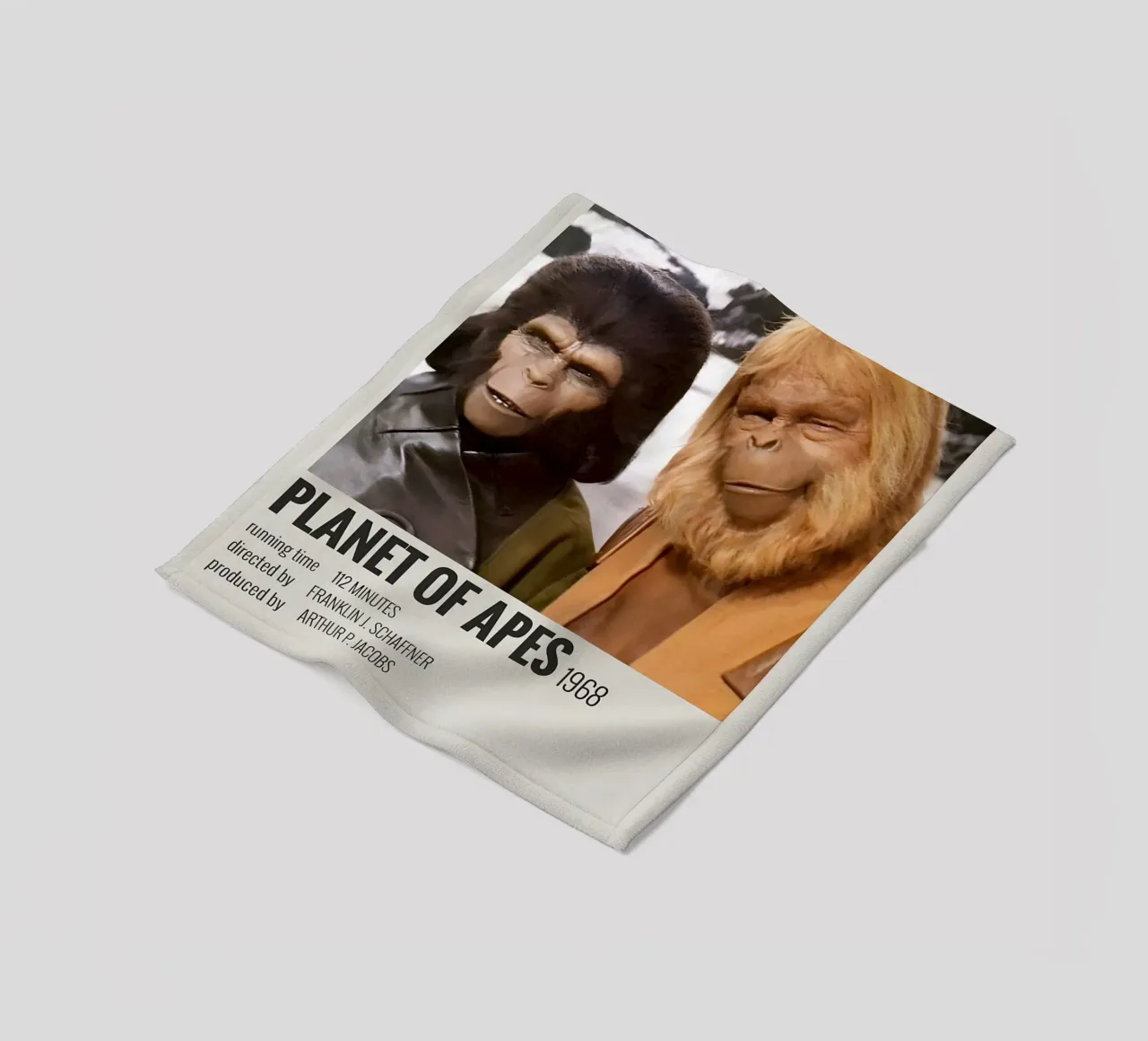 PLANET OF APES 1968 coperta in pile da MVFminimalist