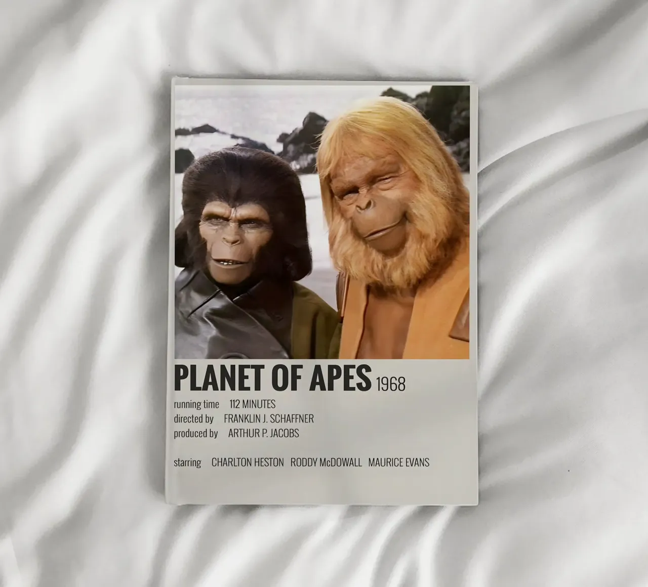 PLANET OF APES 1968 notebook by MVFminimalist