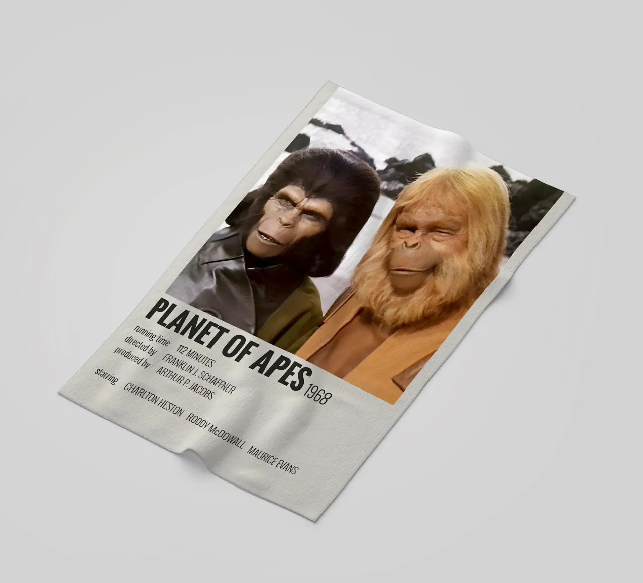 PLANET OF APES 1968 telo mare da MVFminimalist