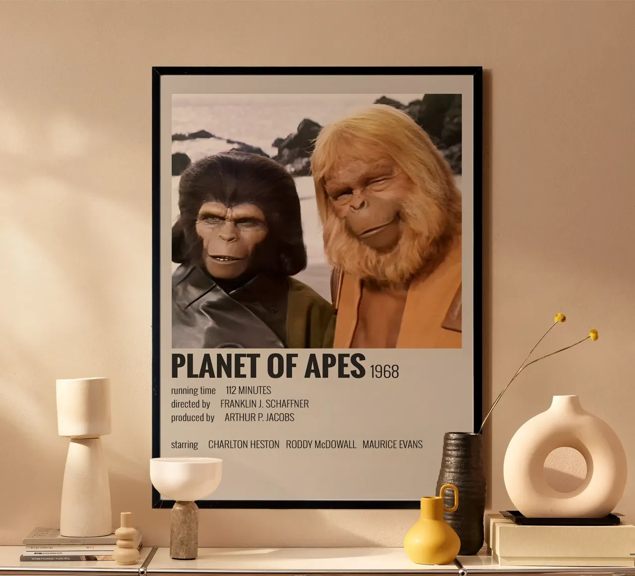 PLANET OF APES 1968 carta hahnemühle da MVFminimalist