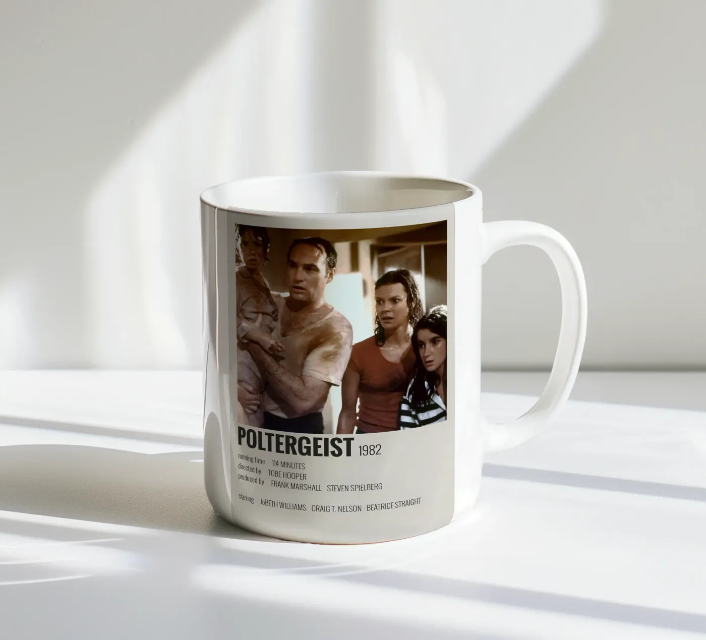 POLTERGEIST 1982 ceramic mug by MVFminimalist