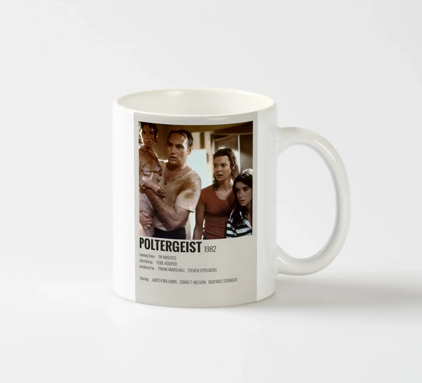 POLTERGEIST 1982 ceramic mug by MVFminimalist