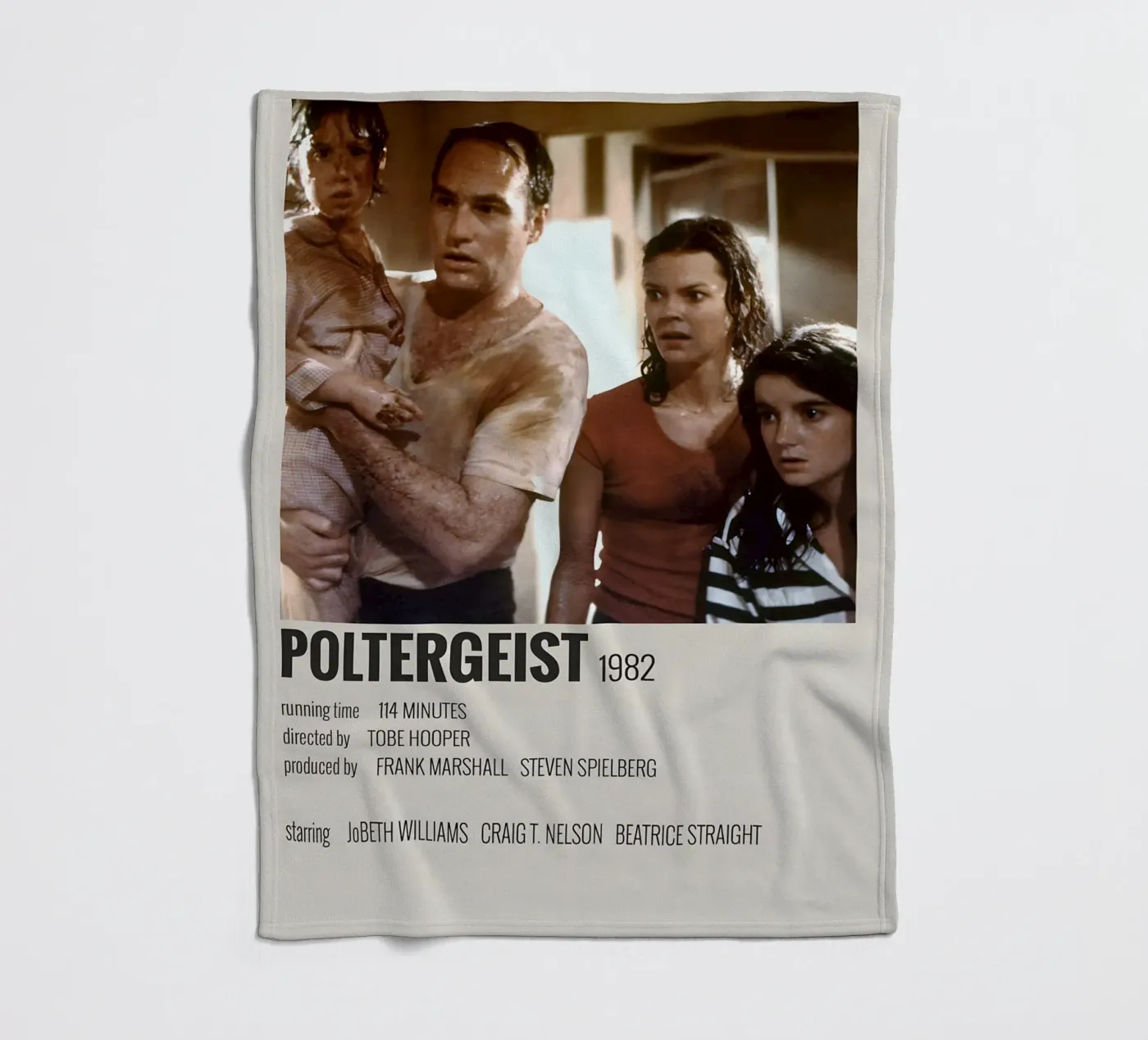 POLTERGEIST 1982 fleecedeken van MVFminimalist