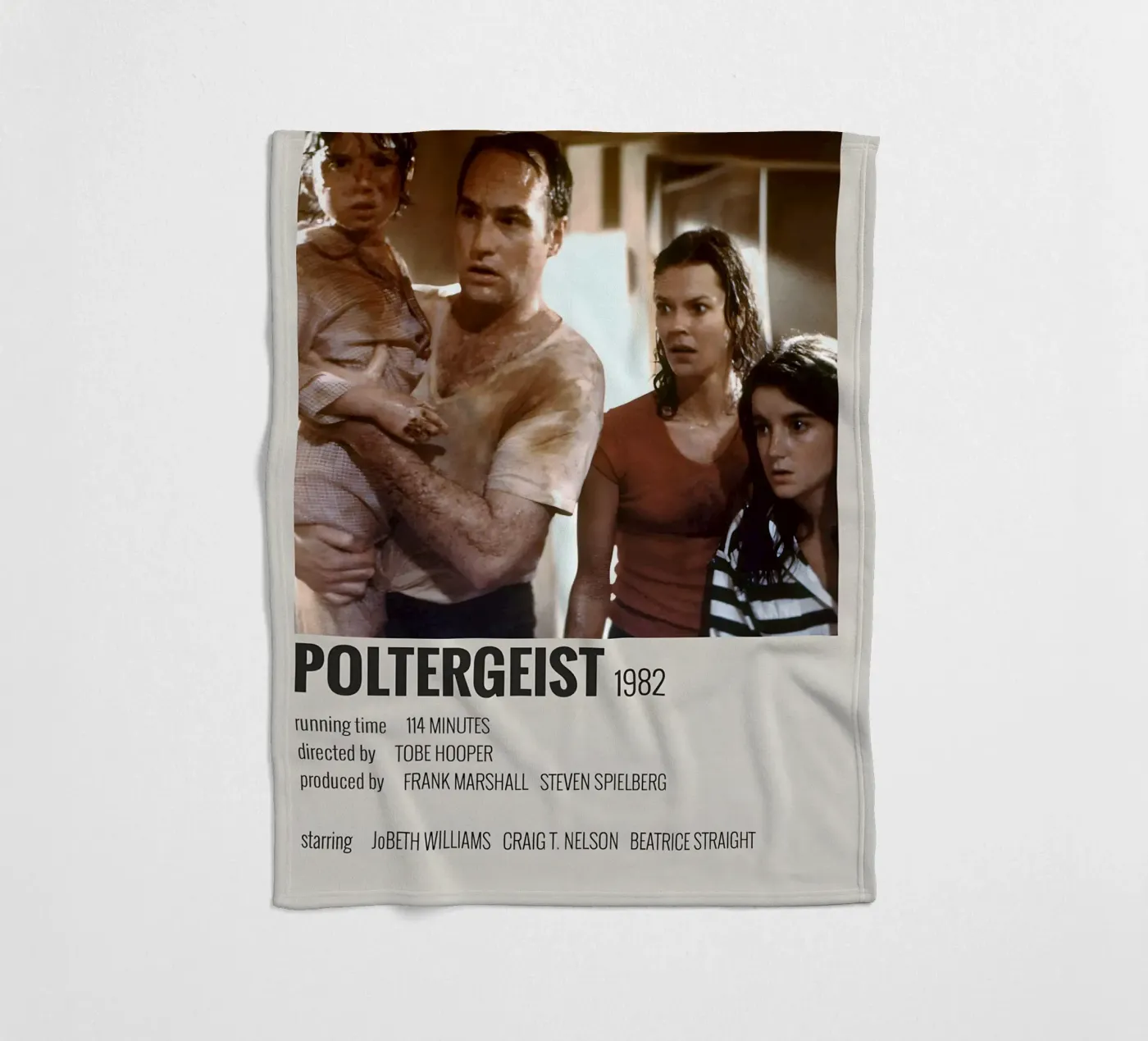 POLTERGEIST 1982 fleecedeken van MVFminimalist