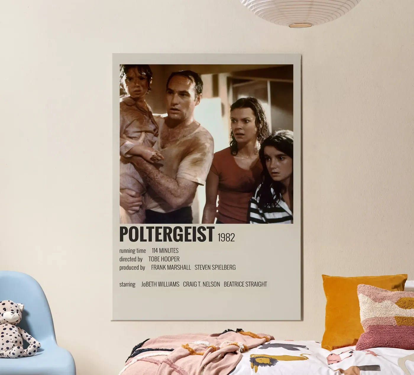 POLTERGEIST 1982 poster da MVFminimalist