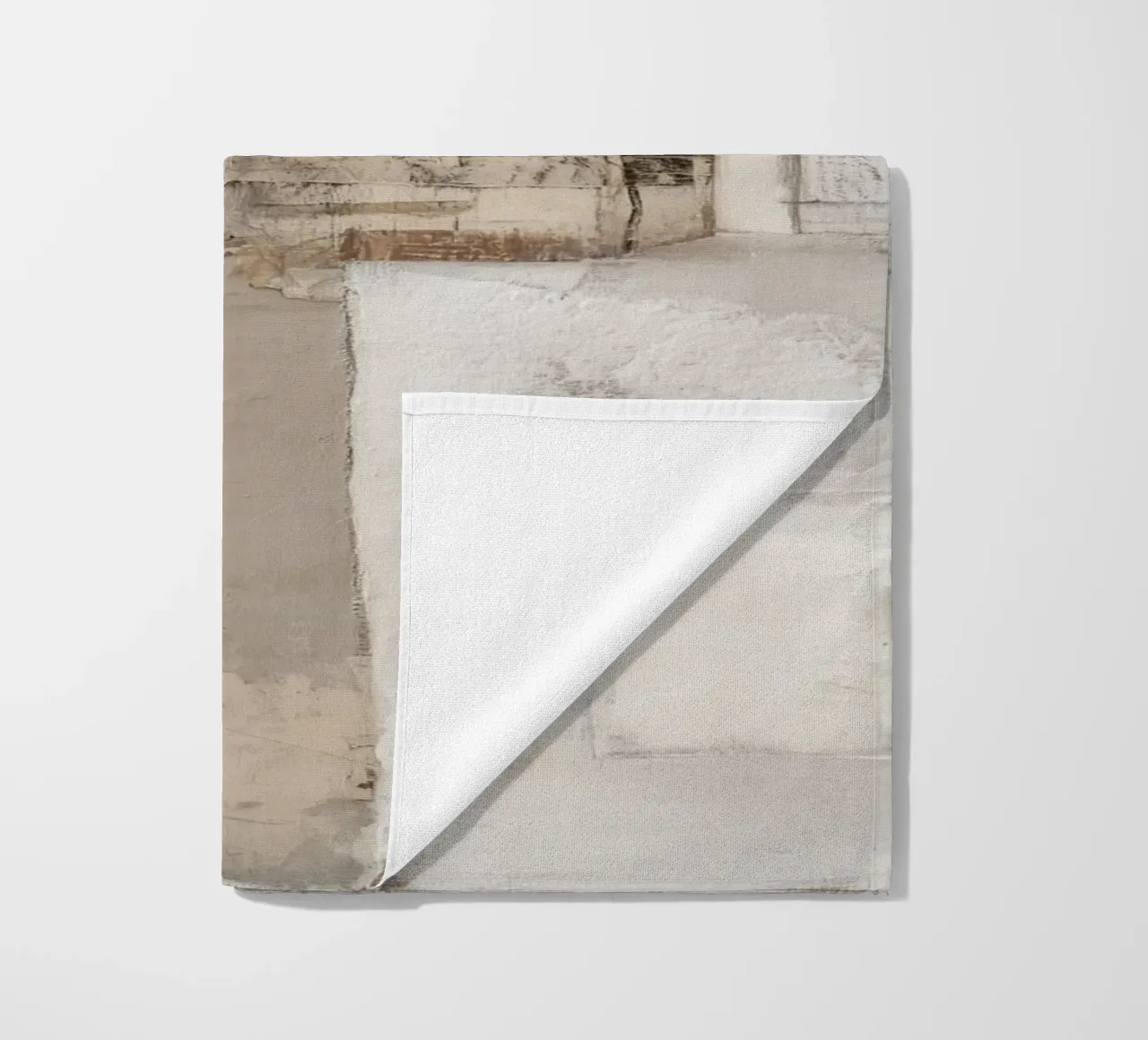 Natural combination of materials beach towel by Carinaprint