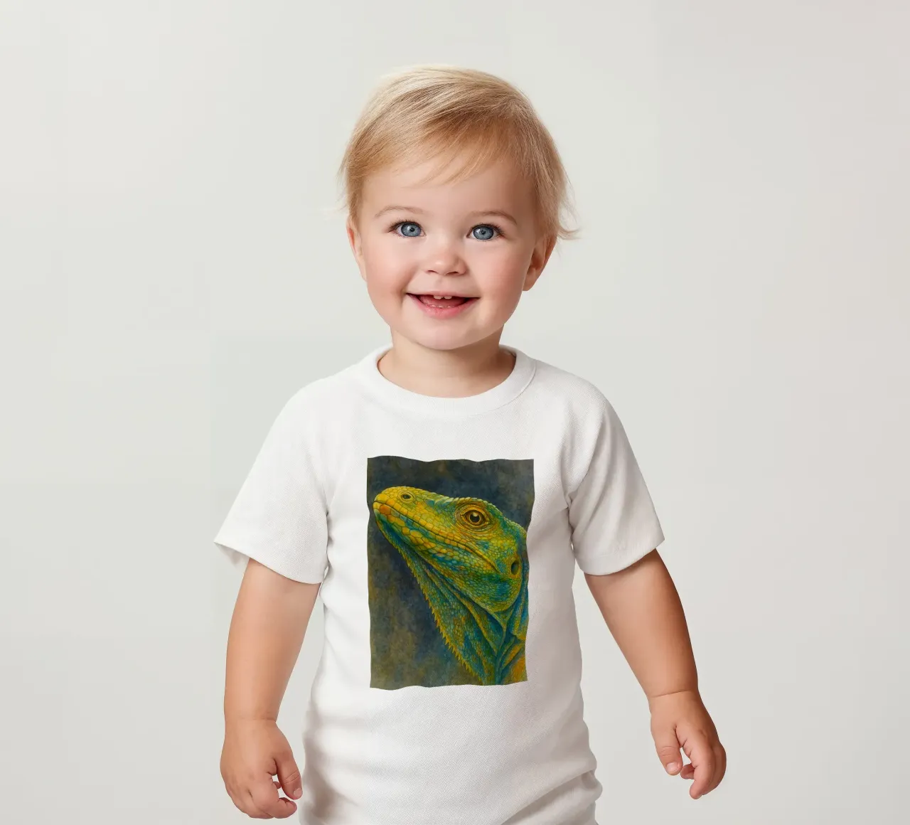 komodo colorfull pittura maglietta neonato da toegoe