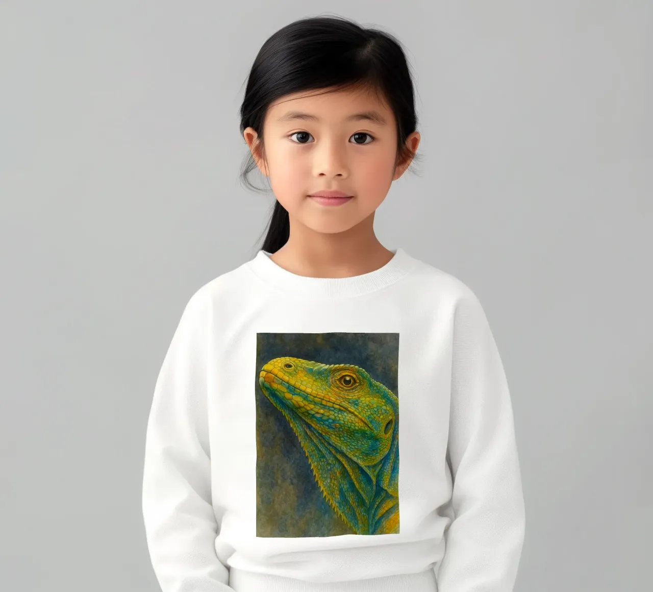 komodo colorfull pittura felpa bambino da toegoe