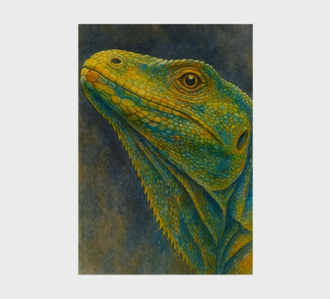 komodo colorfull painting notebook by toegoe