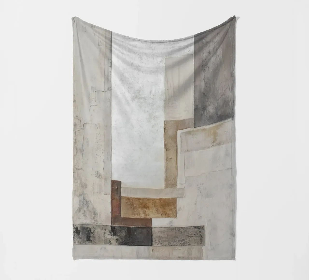 Structured fields Aesthetics fleece blanket by Carinaprint
