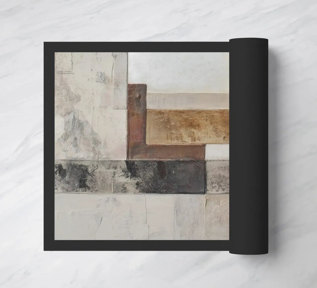 Structured fields Aesthetics doormat by Carinaprint