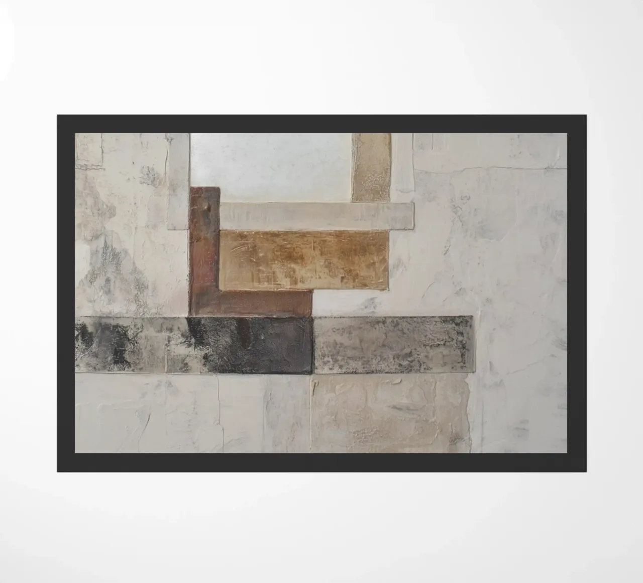 Structured fields Aesthetics doormat by Carinaprint