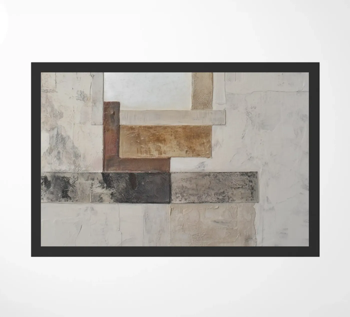 Gestructureerde velden Esthetiek deurmat van Carinaprint