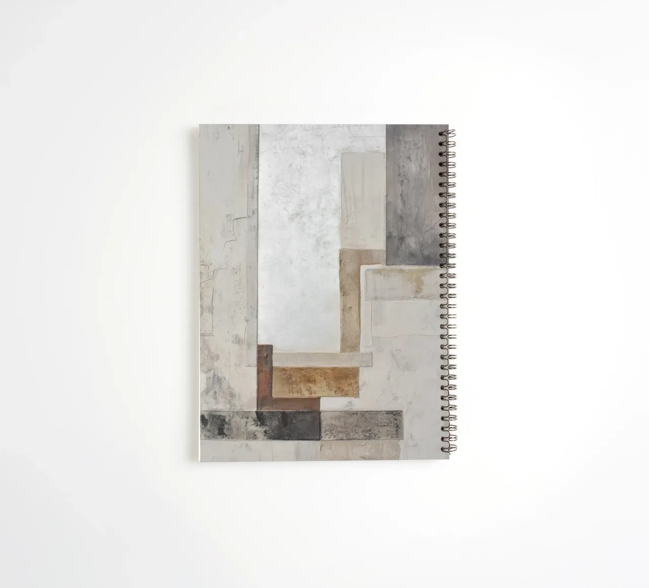 Structured fields Aesthetics spiral notebook by Carinaprint