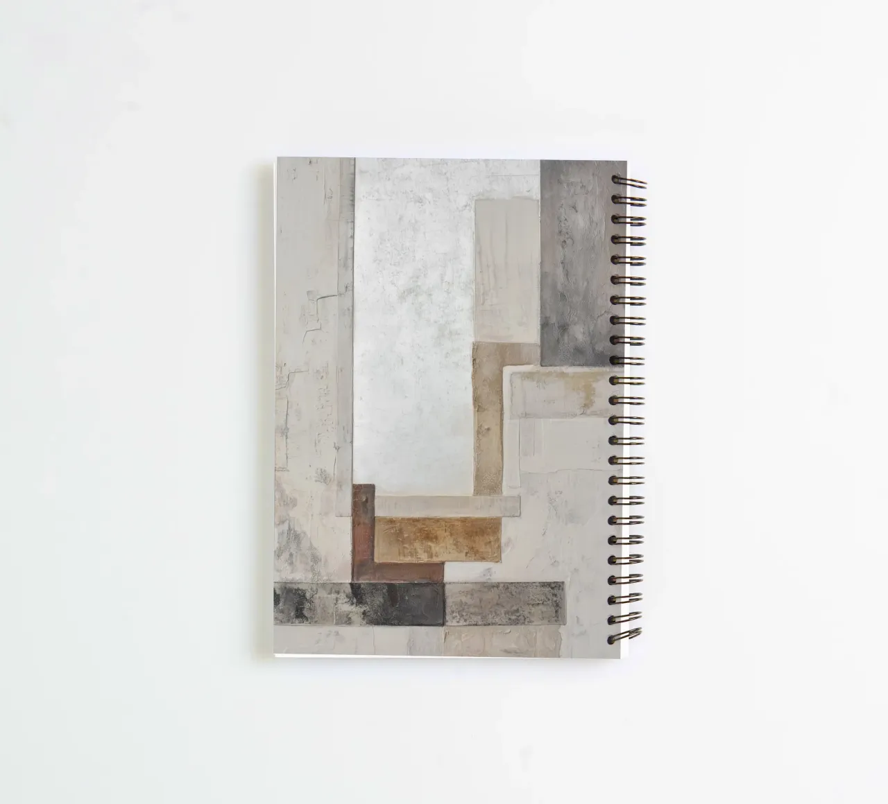 Structured fields Aesthetics spiral notebook by Carinaprint