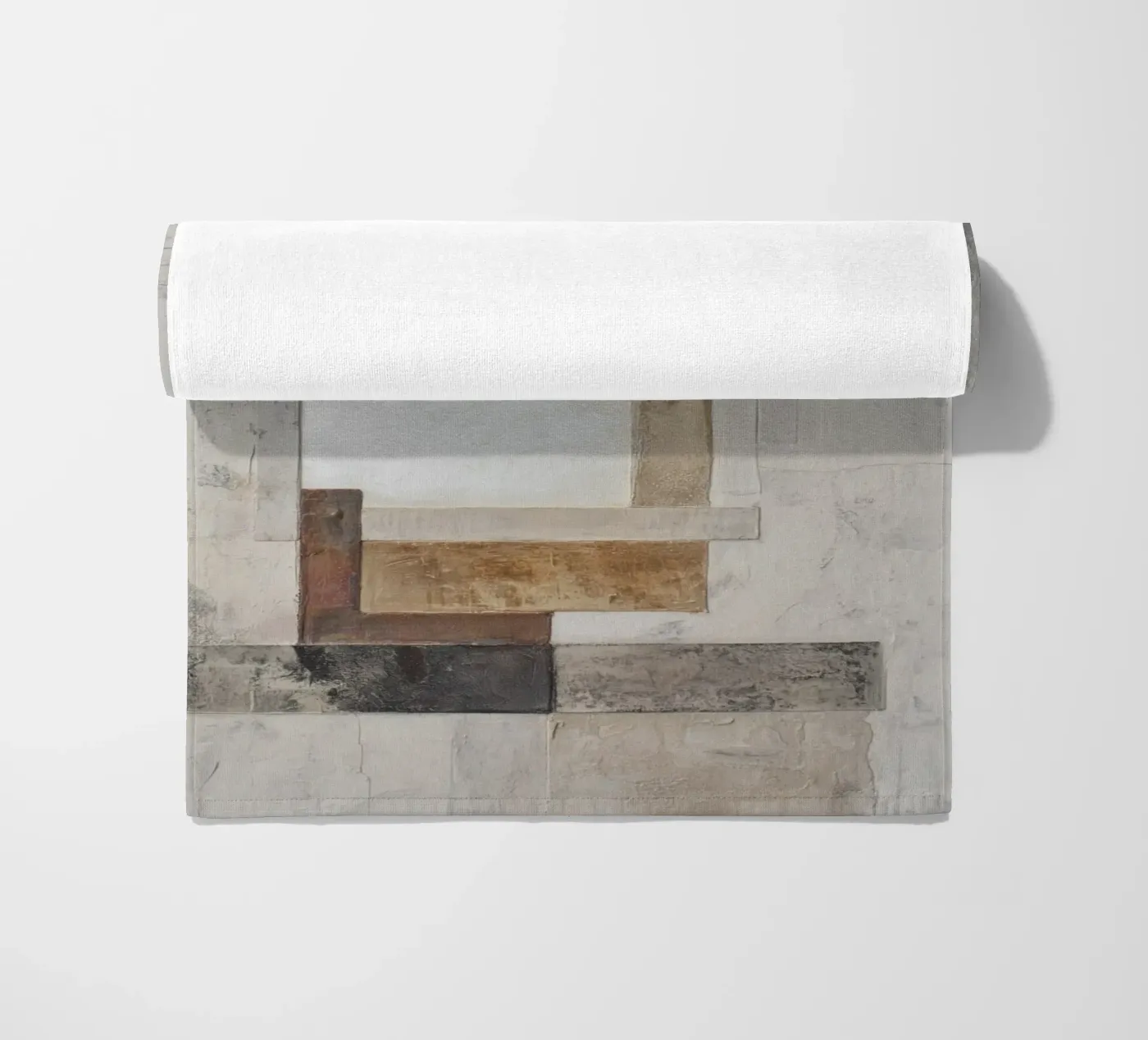 Structured fields Aesthetics beach towel by Carinaprint