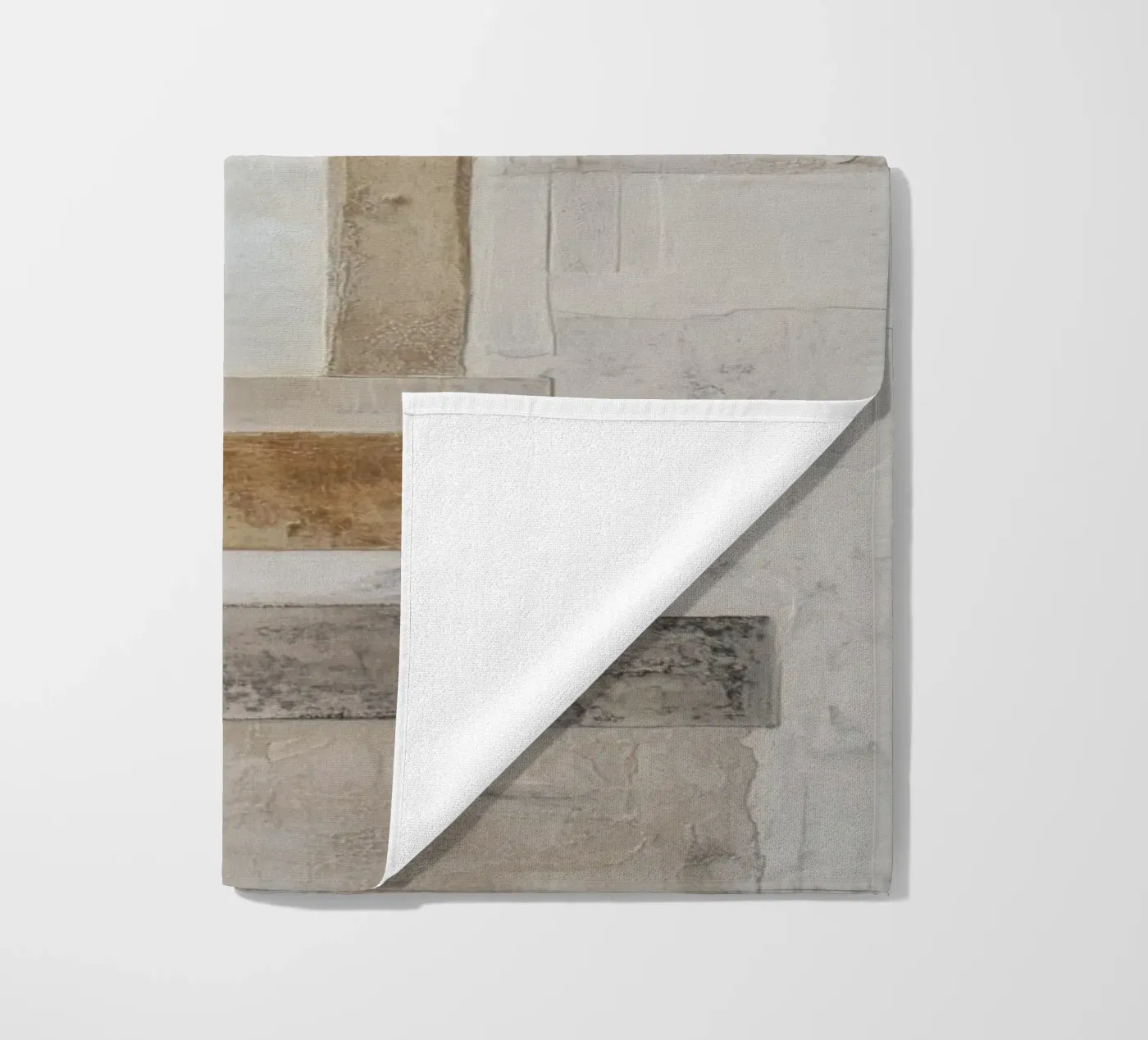 Structured fields Aesthetics beach towel by Carinaprint