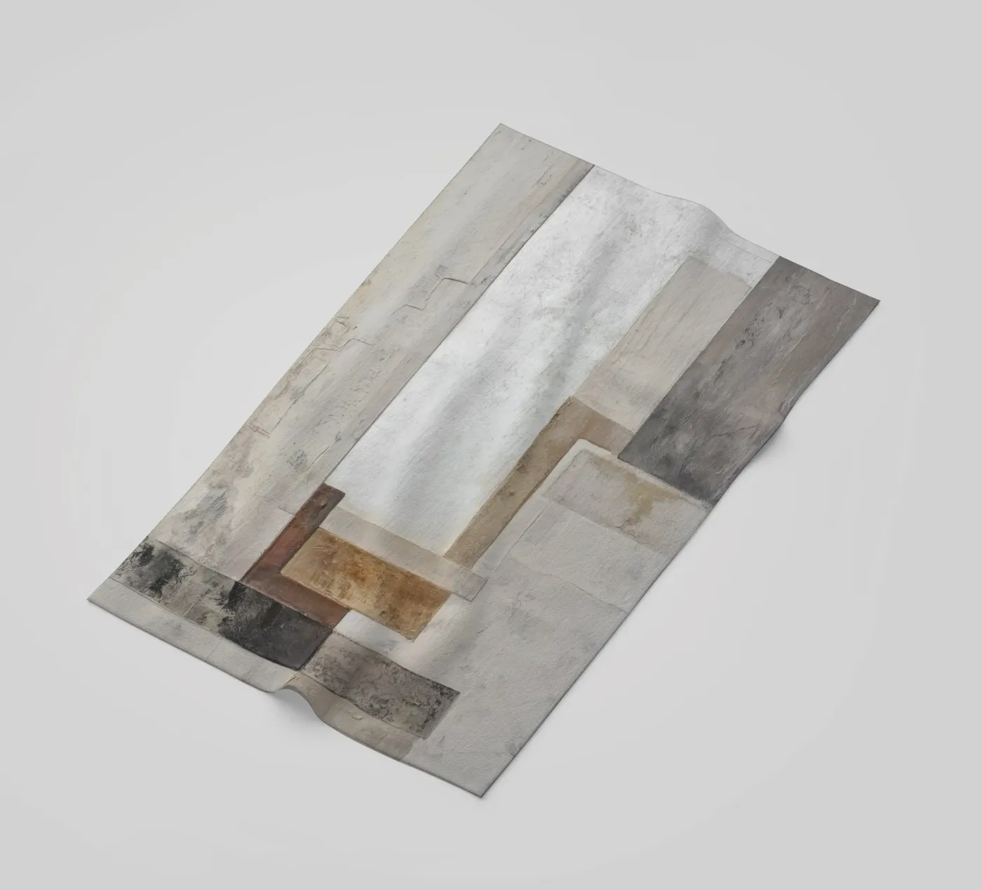 Structured fields Aesthetics beach towel by Carinaprint