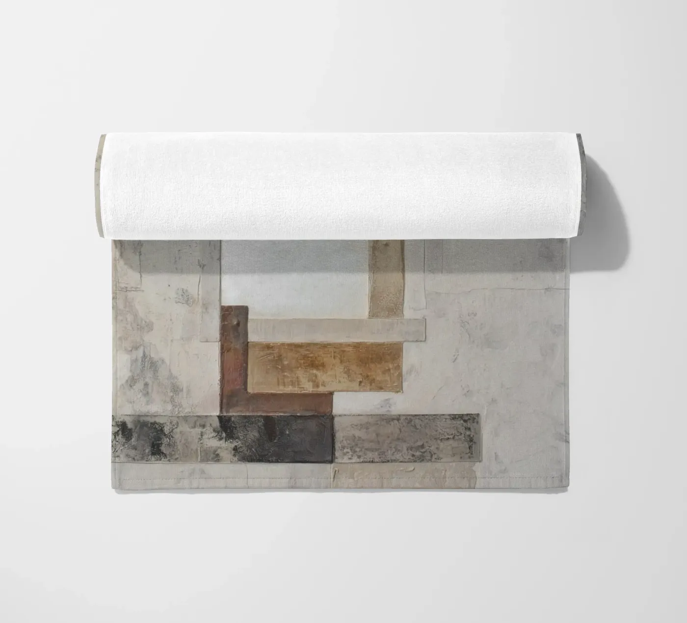 Structured fields Aesthetics beach towel by Carinaprint