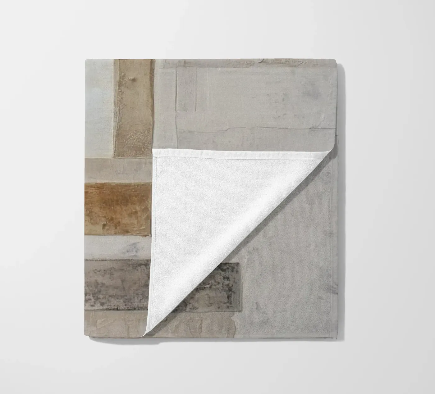 Structured fields Aesthetics beach towel by Carinaprint