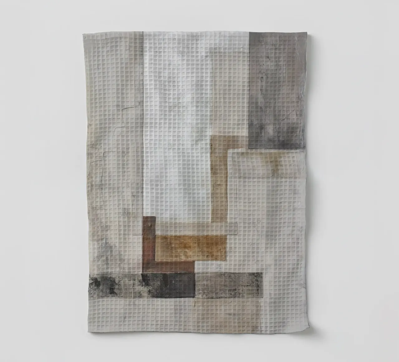Structured fields Aesthetics tea towel by Carinaprint