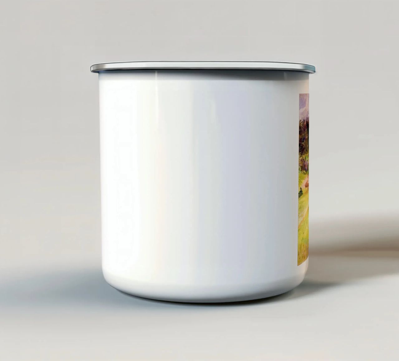 Edvard Munch - La giungla tazza in smalto da Rachel Gallery